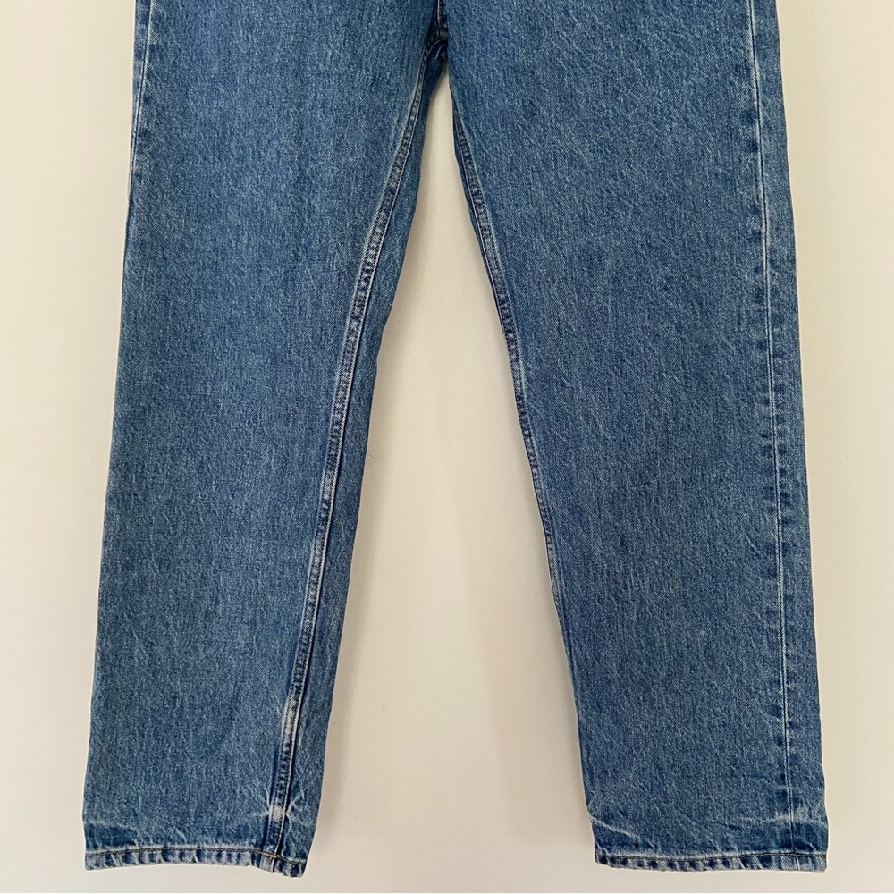 Everlane Jeans Women 27 The Relaxed Straight Fit Organic Medium Wash Blue Denim - Picture 3 of 11